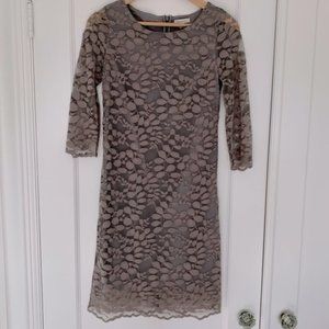 Garnet Hill - Lacey Dove Gray Dress